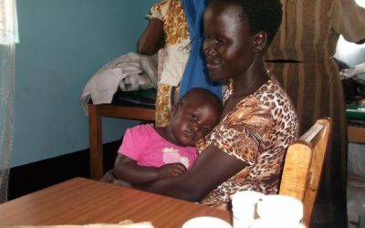 This little girl is suffering from Malaria, but she is one of the lucky ones as she is being treated at Buburi Community Clinic