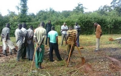 Blessing the ground for the New Maternity and HIV extension